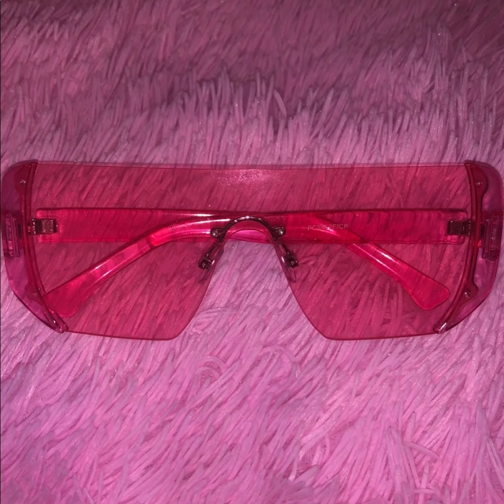 Large Neon Pink Sunglasses